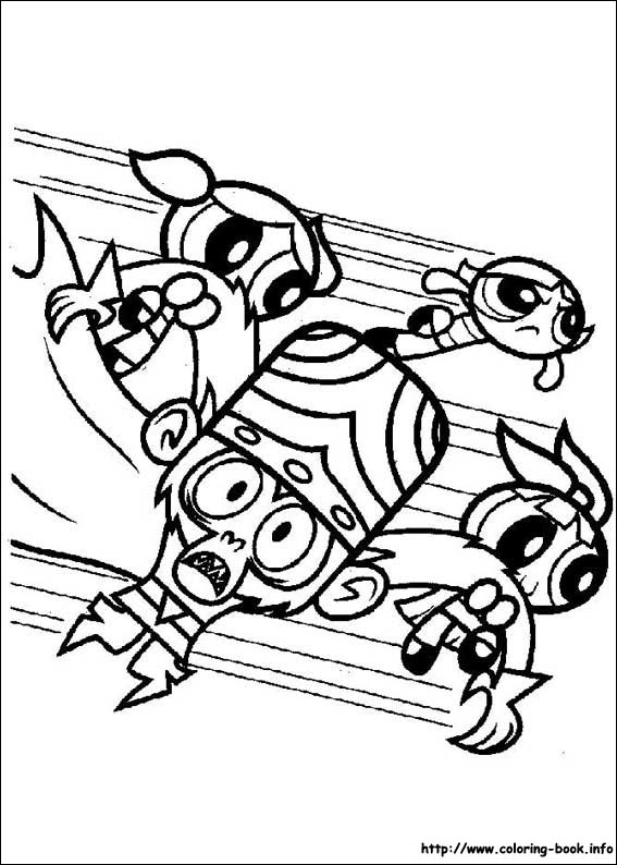 Powerpuff Girls coloring picture